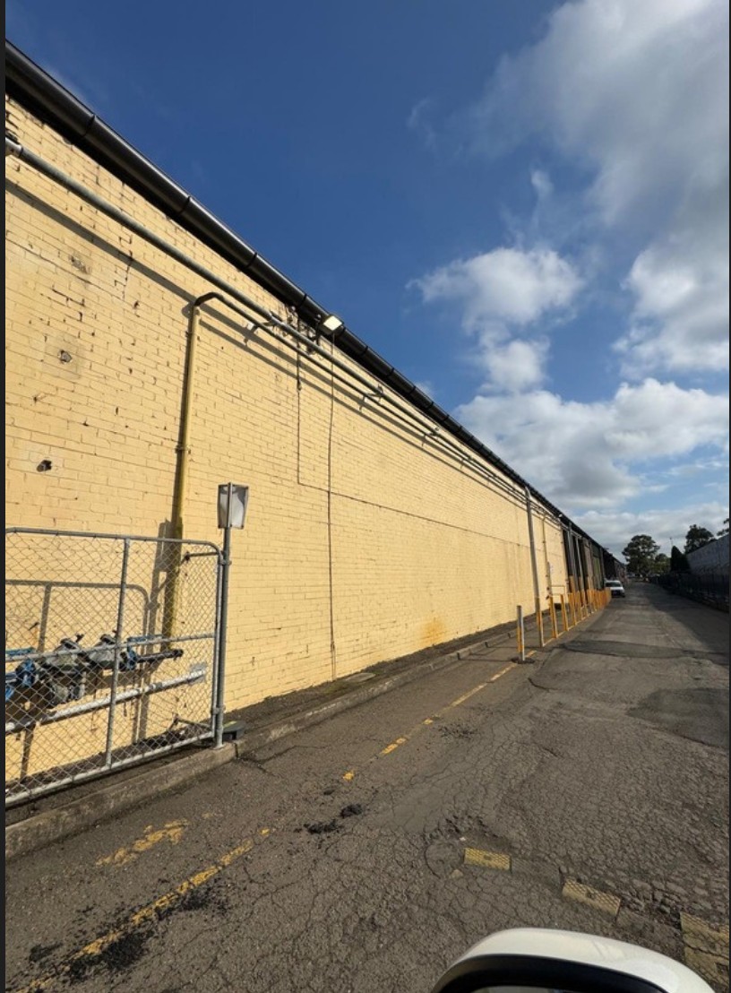 Boundary wall, existing condition