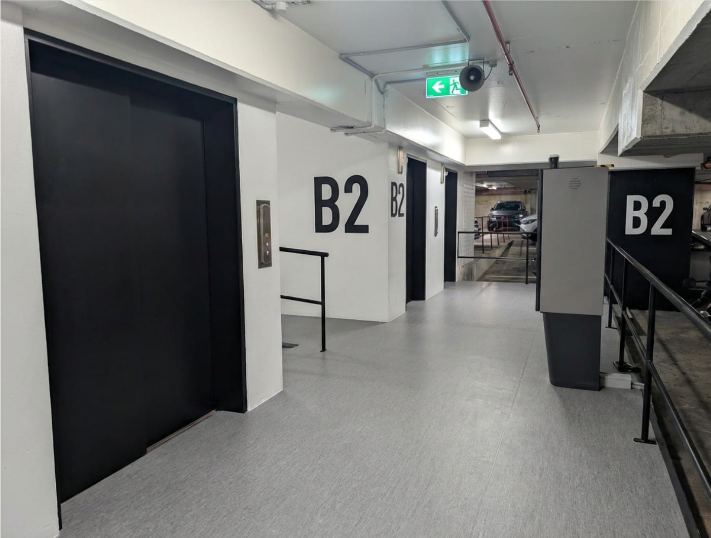 Basement lift lobby — concept