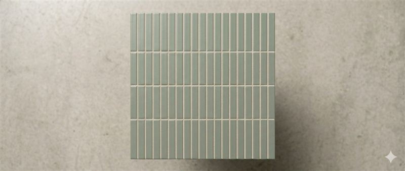 Finish sample, kit-kat tile