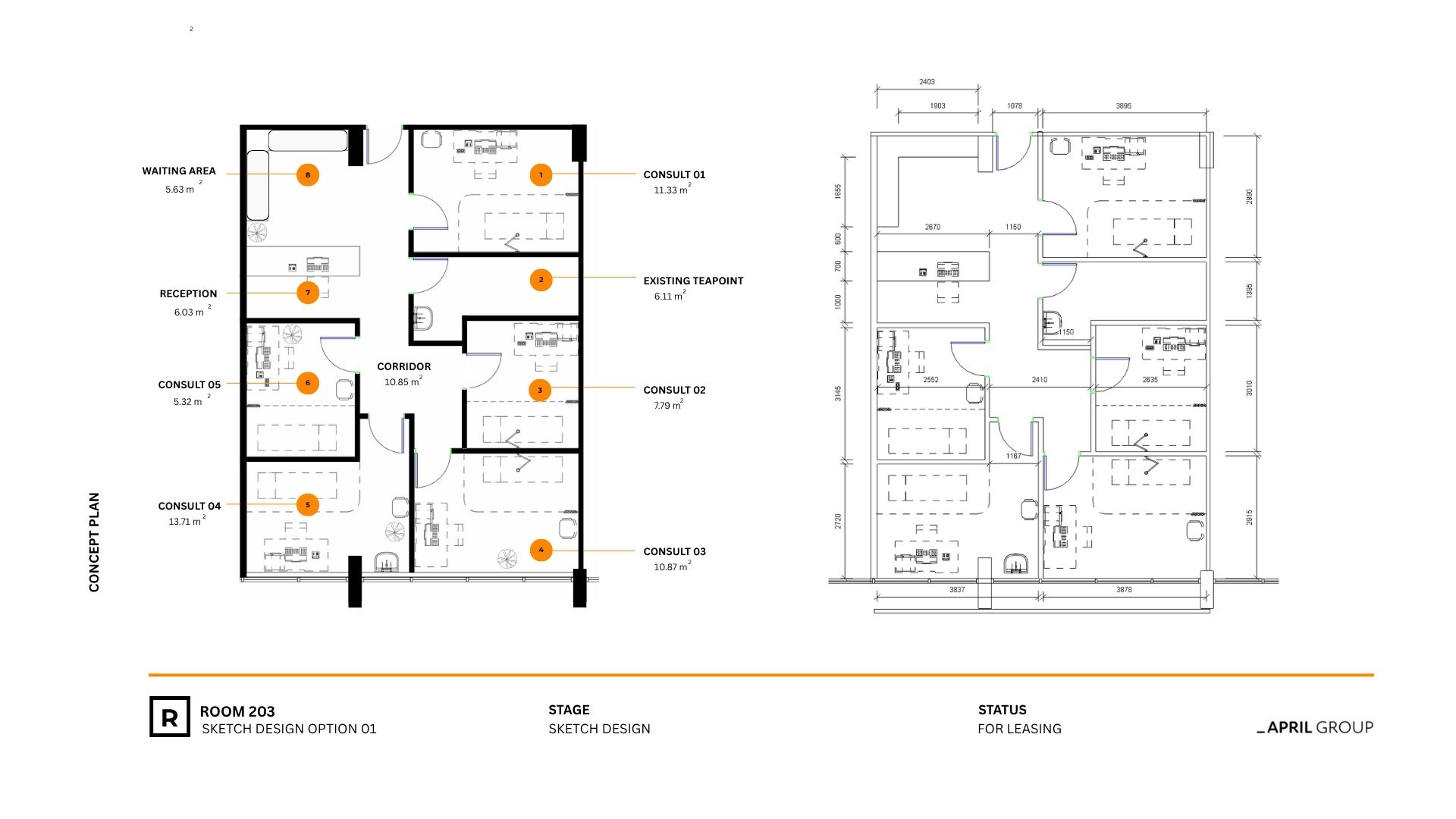 Suite 203 leasing package, slide 4